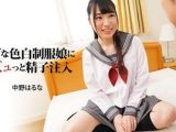 ウブな色白制服娘にドビュっと精子注入 中野はるな